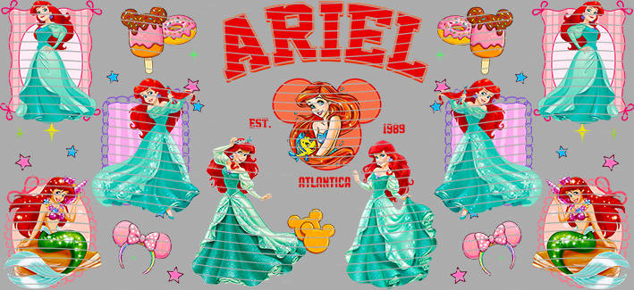 16oz Disney style-D-1198